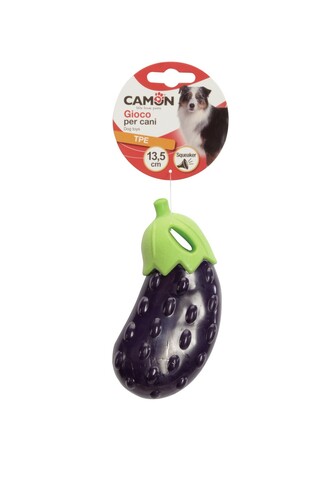 Toy - eggplant with a squeaker, 13cm, AD0441