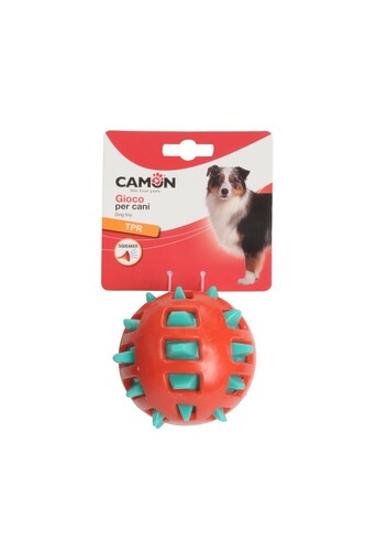 Camon multicolored ball with a squeaker 10cm, AD0482