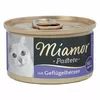 Miamor Pastete konservi kaķiem - pastēte ar mājputnu sirdīm 85g