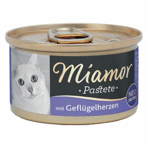 Miamor Pâté for cats - pâté with poultry hearts 85g