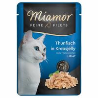 Miamor Fine Fillets cat food with tuna in crab jelly 100g