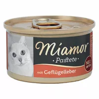 Miamor Pastete konservi kaķiem - pastēte ar vistu un aknām 85g