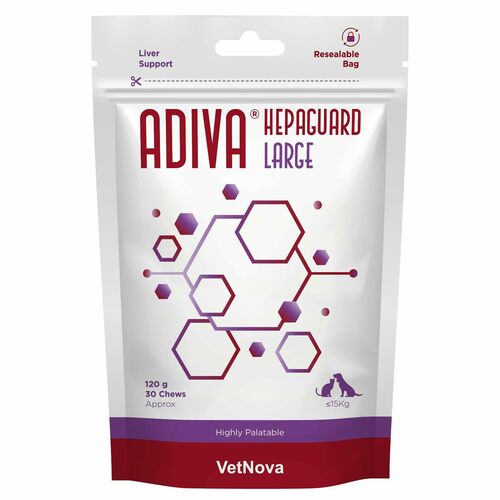 Adiva Hepaguard Large  papildbarība aknu veselībai N30