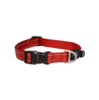 Rogz dog collar, red, L