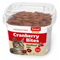 Sanal Cranberry & Chicken Bits Sterilized Cats 75g - spilventiņi ar dzērvenēm un vistu sterilizētiem kaķiem