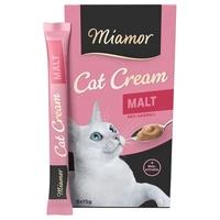 Miamor Malt Cream - gardums kaķiem apmatojuma izvadīšanai 6x15g