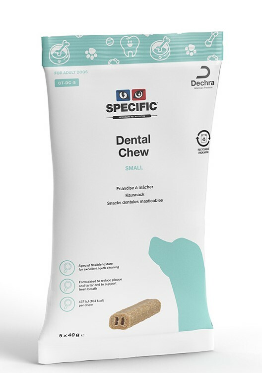 CT-DC-S Dental Chew Small - košļājamie kārumi zobu veselībai 200g (5x40g) N4