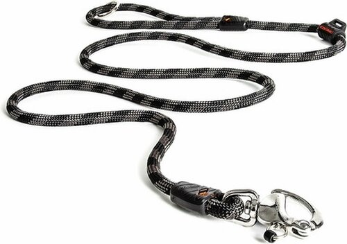 EzyDog-Virve Sliding Leash - 170x0.9cm - Black