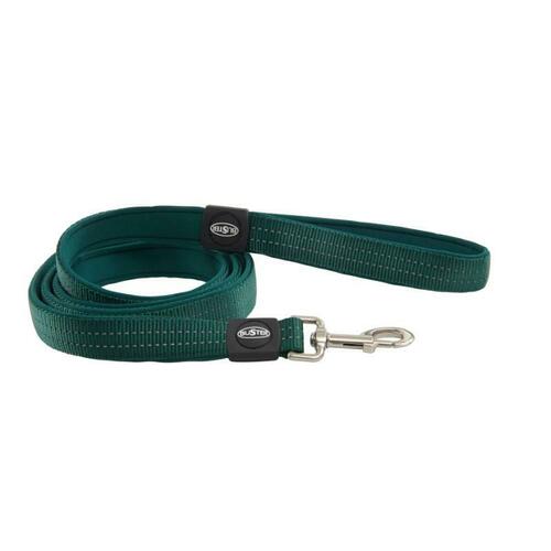 BUSTER Neoprene leash, green, L, width 25 mm, length 180 cm