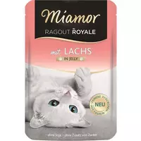 Miamor Ragout Royale konservi kaķiem ar lasi želejā 100g