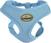 Camon Mesh Chest Harness with Double Adjustment Light Blue (Neck 32-37, Chest 33-46)