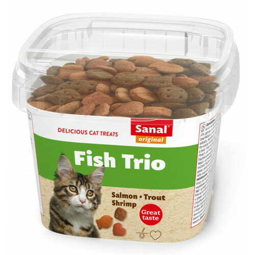 Virtual Fish Trio 75g - crispy with salmon, trout, and shrimp