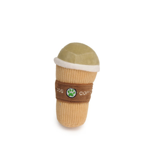 Dog toy - plush coffee 16cm