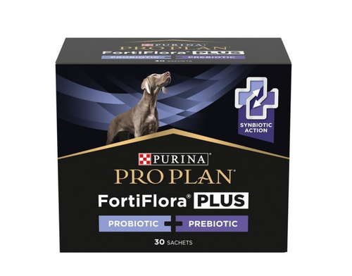 ProPlan FortiFlora PLUS Canine ar probiotikām un prebiotikām, suņiem 2gx30gab