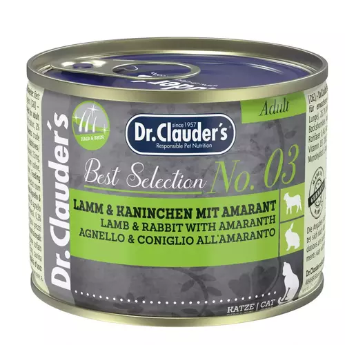 Dr. Clauder's Nr.3 Jerky & Rabbit with Amaranth 200g