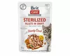 BRIT Care Sterilized mitrā barība kaķiem, pīle mērcē, 85g