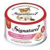 Signature7 konservs kaķiem ar vistu, garnelēm un surimi mērcē 70g