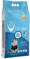 VAN CAT Fresh - cementējošas smiltis kaķu tualetei 5kg Cementējošas smiltis, pelēkas, ar svaigu aromātu