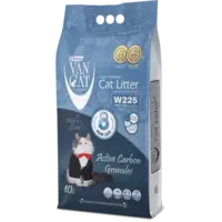 VAN CAT Active Carbon Granules - cementējošās smiltis kaķu tualetei 10L/8,5kg