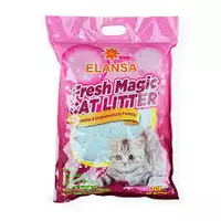 ELANSA FRESH MAGIC CAT LITTER 10L - silikona smiltis kaķu tualetēm