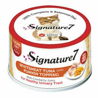 Signature7 konservs kaķiem ar tunci un ķirbi mērcē 70 g