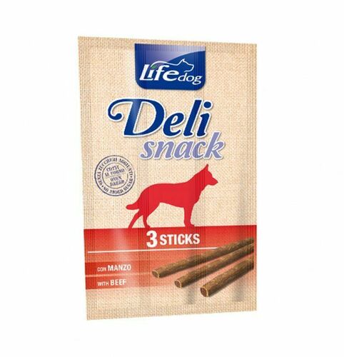 Life Dog Deli Snack gardums suņiem (Liellops) 3gab x 11g