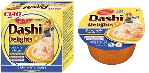 Churu Cat Dashi Delights konservi kaķiem ar vistu un tunci 70g