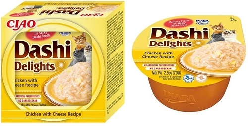 CHURU DASHI DELIGHTS CAT CHICKEN/CHEESE 70G