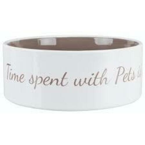 Ceramic bowl for cats Trixie 0.8L/ø16cm