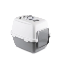 Stefanplast Kaķu tualete CATHY COMFORT (balts/g.zils