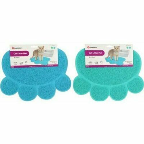 Flamingo rug by the cat litter box 30x40cm, 1pc