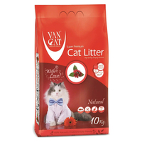 VAN CAT compact Natural - clumping sand for cat litter without fragrance 10kg