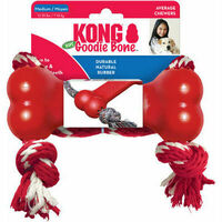 KONG Goodie Bone with Rope Medium - dog toy