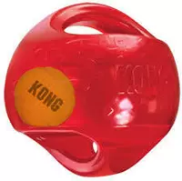Rotaļlieta suņiem KONG Jumbler bumba M/L