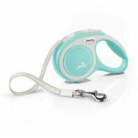 Flexi New Comfort XS lente 3 m, light blue - pavada suņiem