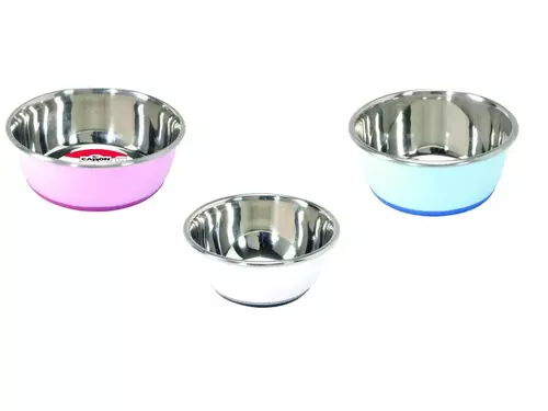 Colorful steel bowl, 240ml, white