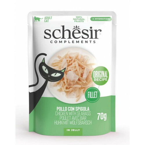 Schesir view a sea bass in jelly 70g
