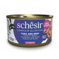 Schesir tuna with beef broth 85g