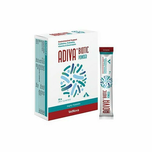 Adiva Biotic Powder kuņģa-zarnu trakta veselības uzturēšanai 1,5g x 30gab
