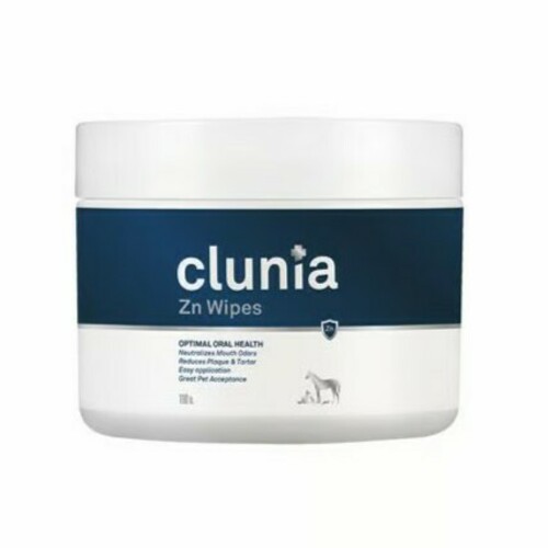 Clunia Zn itrās salvetes mutes dobuma kopšanai dzīvniekiem N100