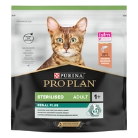 PRO PLAN STERIL RENAL sausā barība kaķiem (lasis) 400g
