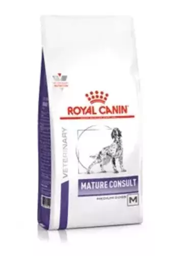 Royal Canin Dog VetDiet Mature Consult Medium sausā barība vidējo šķirņu suņiem 10kg
