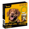 LED collar for dogs and cats with USB charging and adjustable length