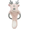 Plīša rotaļlieta - Trixie Xmas reindeer with rope, plush/rope, 47 cm