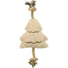 Plush toy - Trixie Xmas tree with rope, plush/rope, 38 cm