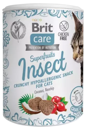 Brit care Shake Shake Superfruits ar insektu proteīnu, 100g