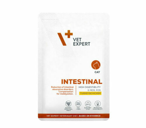 4T VD CAT INTESTINAL PAC 100G TURKEY/CHICKEN
