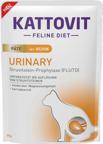 KATTOVIT Urinary pastēte ar vistu 85g