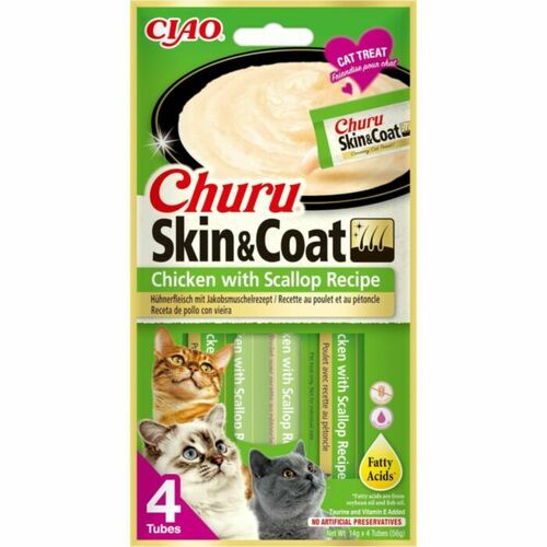 CHURU SKIN&COAT BIEZENIS FOR CATS CHICKEN/COMB 14GX4 N1