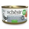 Schesir Cat Tuna with Squids in Jelly, 70g - papildbarība - tuncis un kalmārs želejā